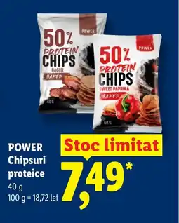 Lidl POWER Chipsuri proteice Ofertă