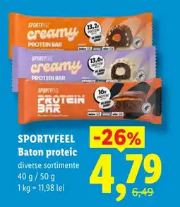 Lidl SPORTYFEEL Baton proteic Ofertă