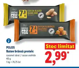 Lidl PILOS Baton brânză proteic Ofertă