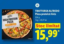 Lidl TRATTORIA ALFREDO Pizza proteică linte Ofertă