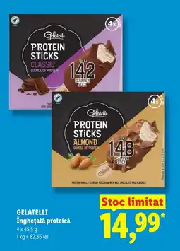 Lidl GELATELLI Îngheţată proteicǎ Ofertă