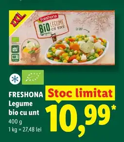 Lidl FRESHONA Legume bio cu unt Ofertă