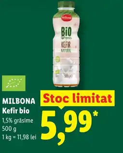 Lidl MILBONA Kefir bio Ofertă