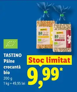 Lidl TASTINO Pâine crocantă bio Ofertă