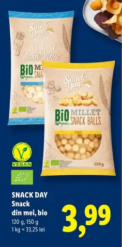 Lidl SNACK DAY Snack din mei, bio Ofertă
