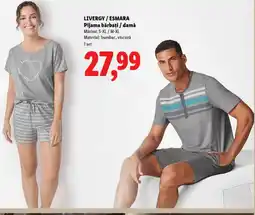 Lidl LIVERGY/ESMARA Pijama bărbați / damă Ofertă
