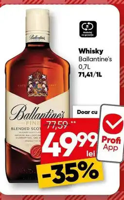 PROFI Whisky Ballantine's Ofertă