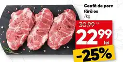 PROFI Ceafă de porc fără os Ofertă