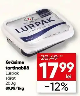 PROFI Grăsime tartinabilǎ Lurpak Ofertă