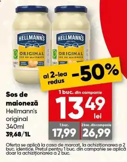 PROFI Sos de maioneză Hellmann's Ofertă