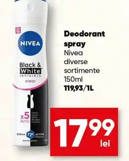 PROFI Deodorant spray Nivea Ofertă