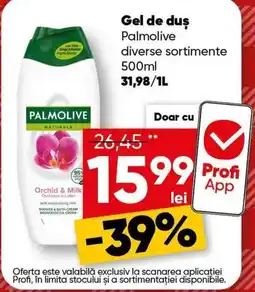 PROFI Gel de duş Palmolive Ofertă