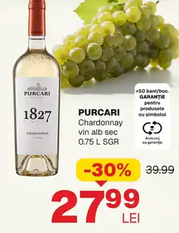 Annabella PURCARI Chardonnay vin alb sec Ofertă