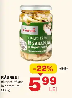 Annabella RÂURENI ciuperci tăiate în saramură Ofertă