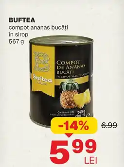 Annabella BUFTEA compot ananas bucăți în sirop Ofertă