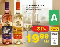 Annabella JIDVEI GRIGORESCU vin roze demisec/ dry muscat demisec Ofertă