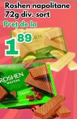 Global Roshen napolitane Ofertă