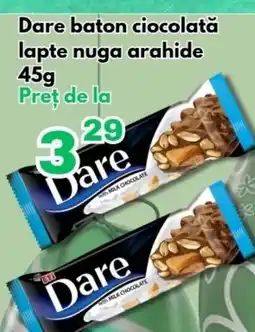 Global Dare baton ciocolată lapte nuga arahide Ofertă