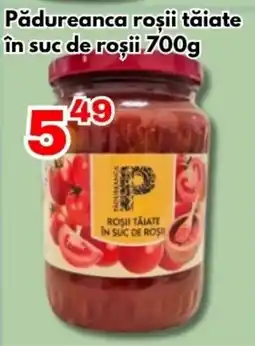 Global Pădureanca roşii tăiate în suc de roşii Ofertă
