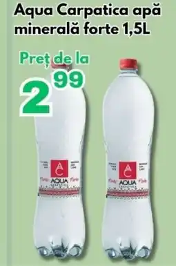 Global Aqua Carpatica apă minerală forte Ofertă