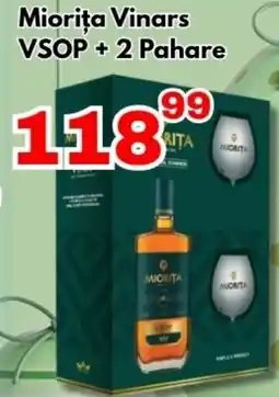 Global Miorița Vinars VSOP + 2 Pahare Ofertă