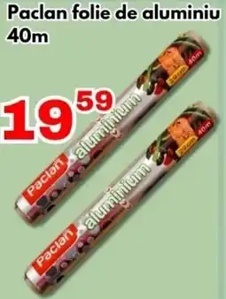 Global Paclan folie de aluminiu 40m Ofertă