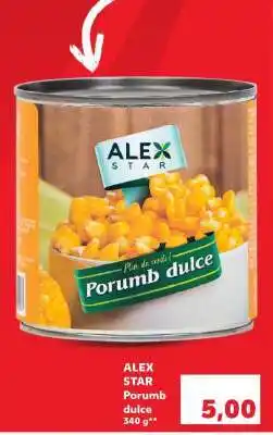 Kaufland ALEX STAR Porumb dulce Ofertă
