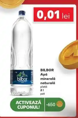 BILBOR Apă minerală naturală plată