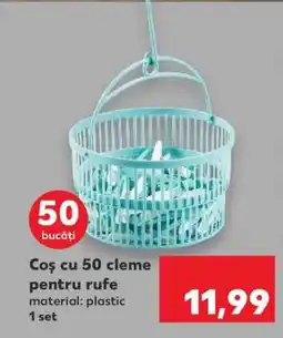 Kaufland Coș cu 50 cleme pentru rufe Ofertă