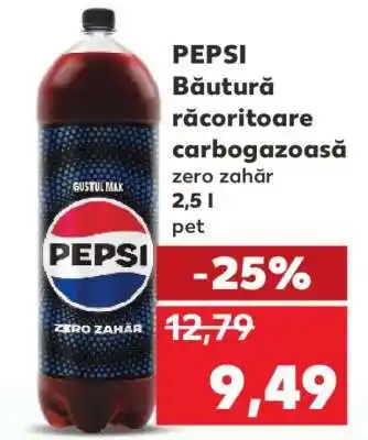 Kaufland Pepsi Băutură Răcoritoare Carbogazoasă/Zero Zahăr Ofertă