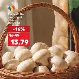 Kaufland Ciuperci albe pentru grill Ofertă