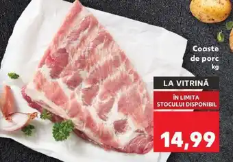 Kaufland Coaste de porc Ofertă