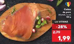 Kaufland Ciolan de porc afumat, cu os Ofertă