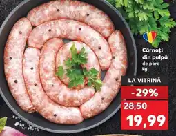Kaufland Cârnați din pulpă de porc Ofertă
