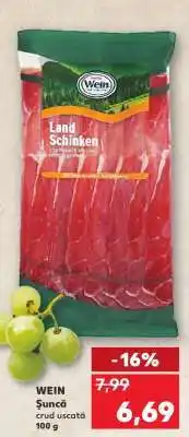 Kaufland WEIN Șuncă crud uscată 100 g Ofertă