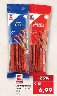 Kaufland Cârnați stick Ofertă
