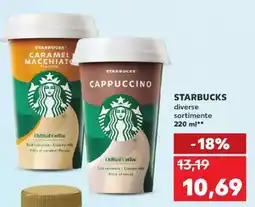 Kaufland STARBUCKS diverse sortimente Ofertă
