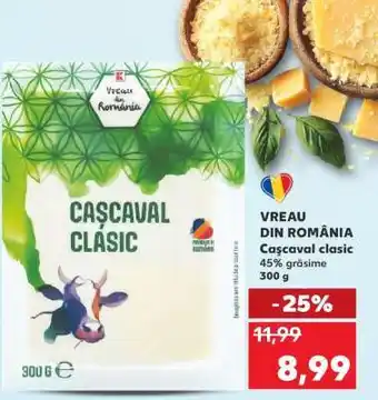 Kaufland Cașcaval clasic Ofertă