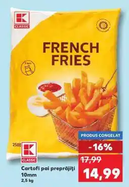 Kaufland Cartofi pai preprăjiți 10mm Ofertă