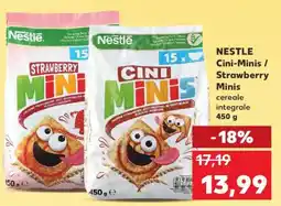 Kaufland NESTLE Cini-Minis / Strawberry Minis Ofertă