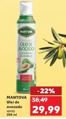 Kaufland MANTOVA Ulei de avocado spray 200 ml Ofertă
