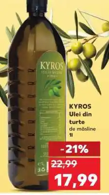 Kaufland KYROS Ulei din turte de măsline 1l Ofertă