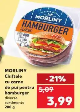 Kaufland MORLINY Chiftele cu carne de pui pentru hamburger Ofertă