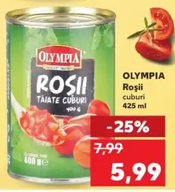 Kaufland OLYMPIA Roșii cuburi 425 ml Ofertă