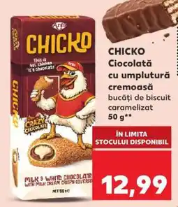 Kaufland CHICKO Ciocolată cu umplutură cremoasă Ofertă