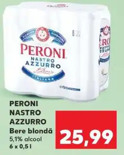 Kaufland PERONI NASTRO AZZURRO Ofertă