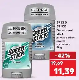Kaufland SPEED STICK Deodorant stick Ofertă