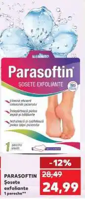 Kaufland Parasoftin Șosete exfoliante Ofertă