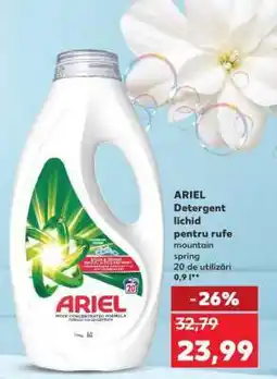 Kaufland ARIEL Detergent lichid pentru rufe Ofertă