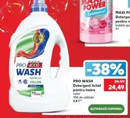 Kaufland PRO WASH Detergent lichid pentru haine color Ofertă